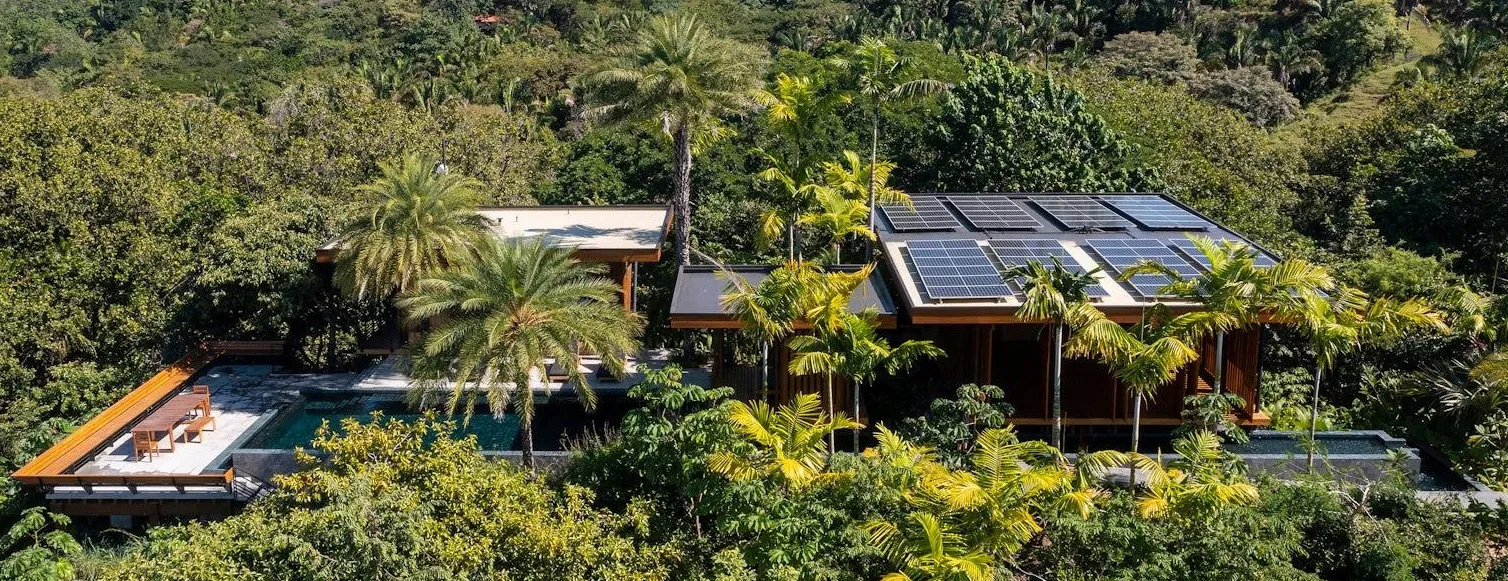 Sustainable permaculture design integrated into Guanacaste's dry forest